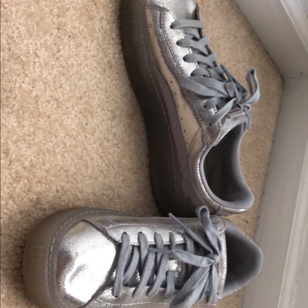 Silver puma size 8.5
